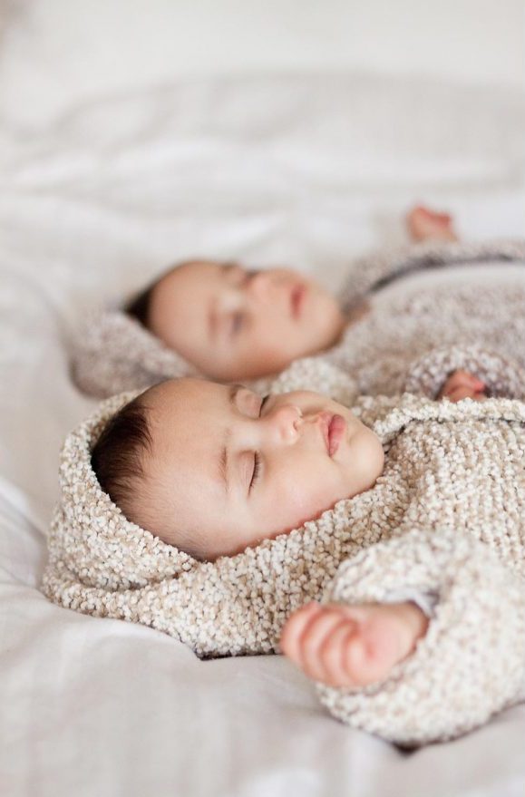 Twin babies by a Birmingham photographer